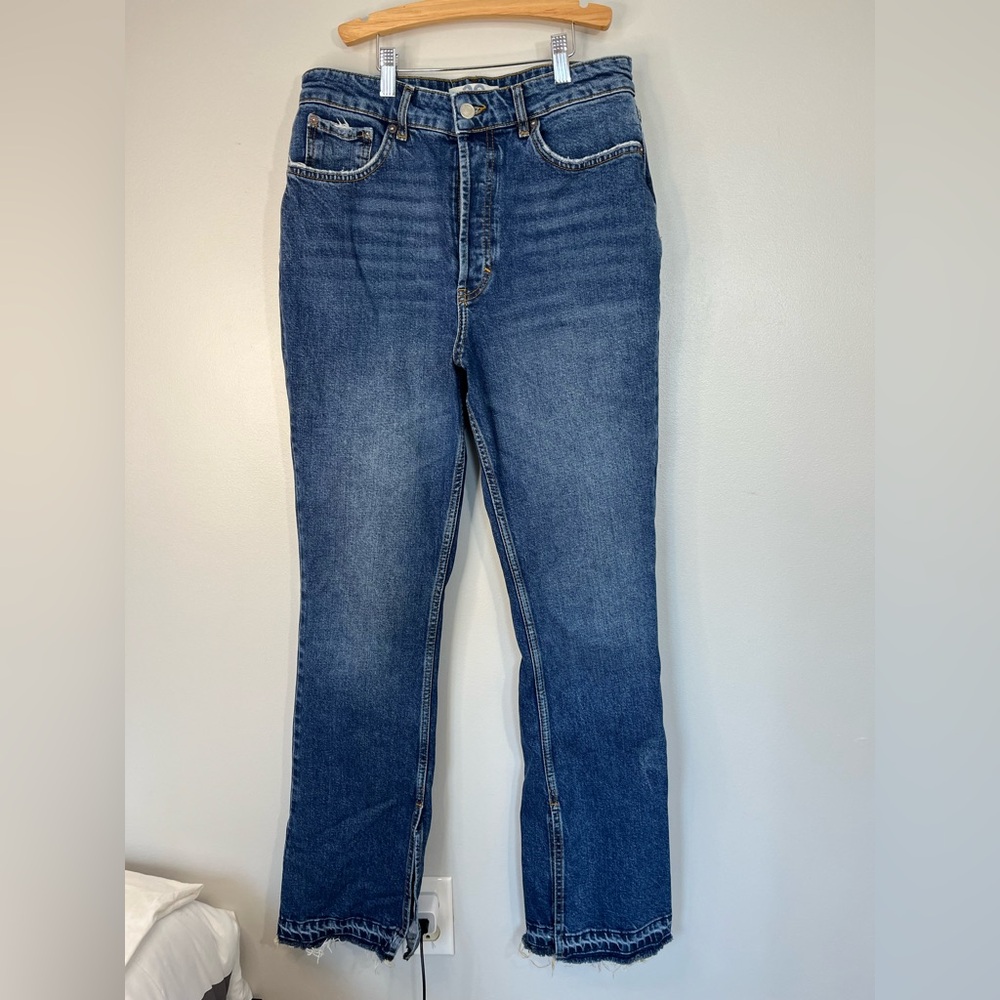 We the Free Emmy High Rise Boot Cut Split Seam Jeans Women’s 30
